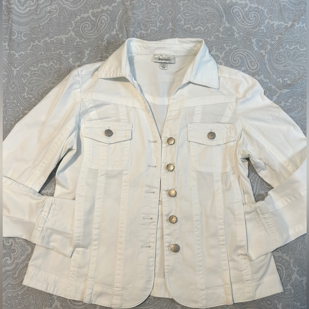 Dress Barn White jacket